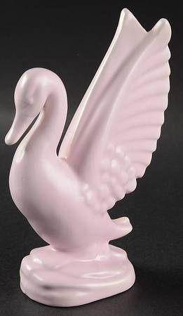 Pink (Art Pottery) Swan Figurine