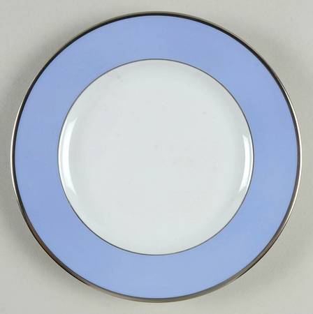 Color Block Platinum Lavender Bread & Butter Plate