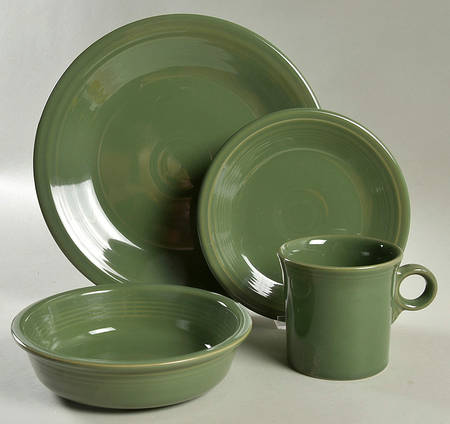 Fiesta Sage Green (Intro 2015) 4 Piece Place Setting