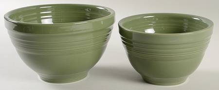 Fiesta Sage Green (Intro 2015) 2 Piece Prep Bowl Set (PREB6, PREB7)