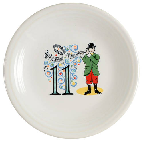 Fiesta Twelve Days of Christmas Salad/Dessert Plate