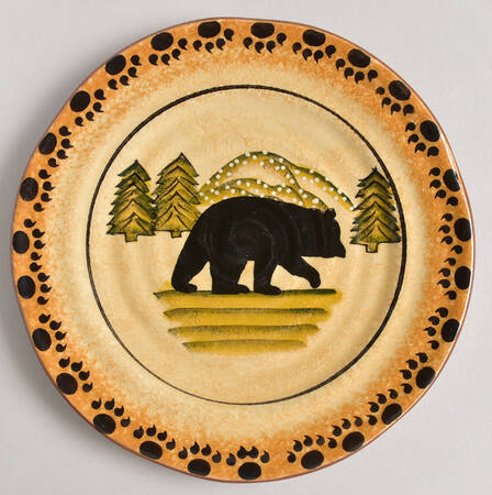 Bear Salad Plate by HiEnd Accents
