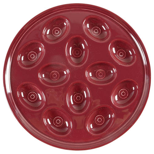 Fiesta Claret (Intro 2016) Deviled Egg Plate