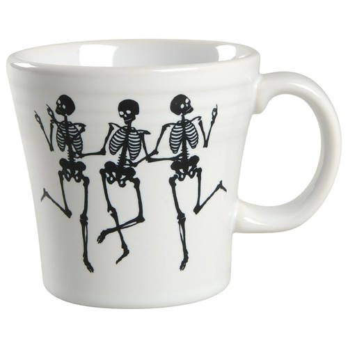 Fiesta Trio of Skeletons Tapered Mug by Homer Laughlin 