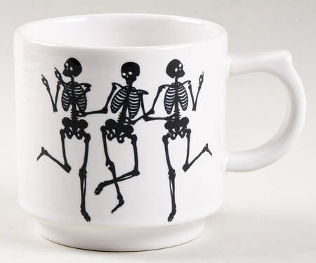 Fiesta Trio of Skeletons Stackable Mug