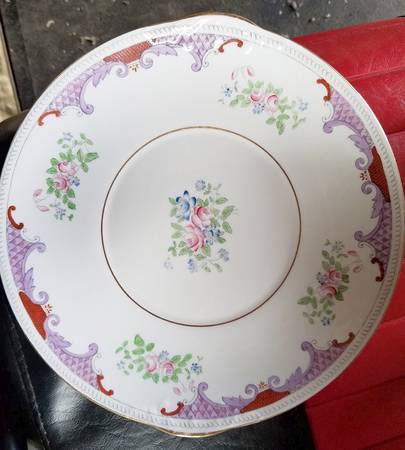 2445 Handled Cake Plate