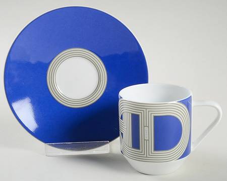 Rallye 24 Flat Demitasse Cup & Saucer Set