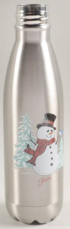 Fiesta Snowman Stainless Water Bottle No Lid