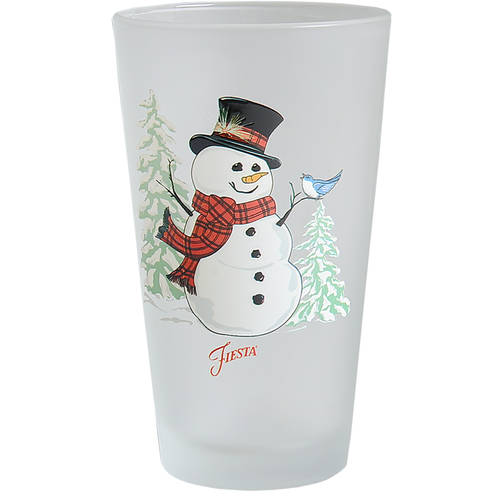 Fiesta Snowman 16 Oz Glassware Cooler