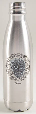Fiesta Skull and Vine Stainless Water Bottle No Lid