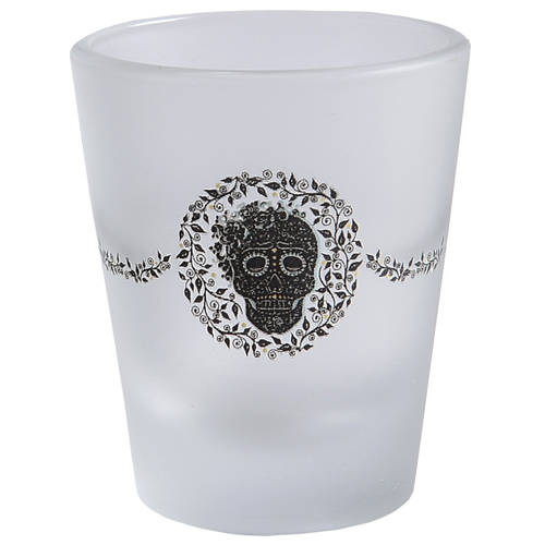 Fiesta Skull and Vine Glassware Shot Glass