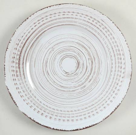 Cosenza White Salad Plate