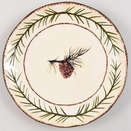 Pinecone Salad Plate