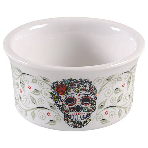 Fiesta Skull and Vine Sugar Ramekin