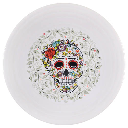 Fiesta Skull and Vine Sugar by Homer Laughlin 