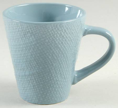 Burlap Country Blue Mug