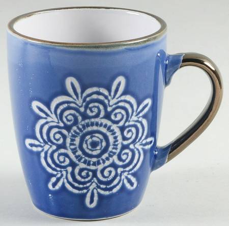 Medallion Blue Mug