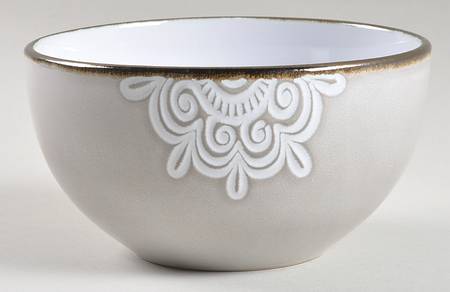 Medallion Grey Soup/Cereal Bowl