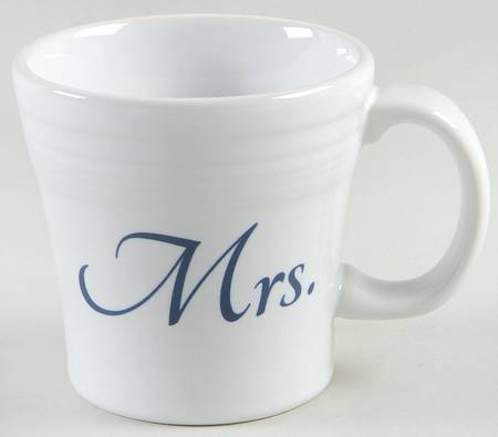 Fiesta Bridal Tapered Mug