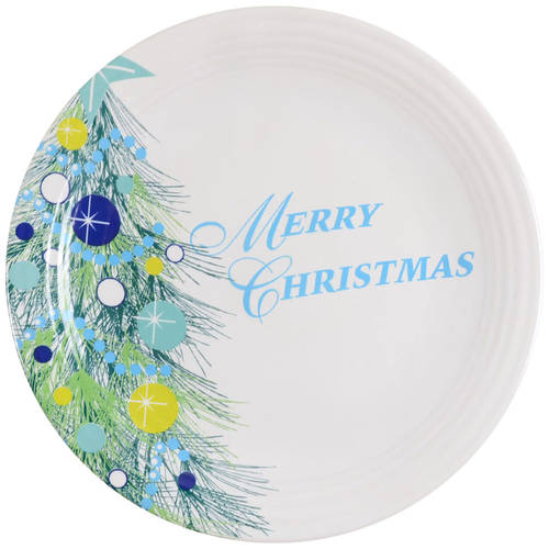 Fiesta Blue Christmas Tree 11" Chop Plate (Round Platter)