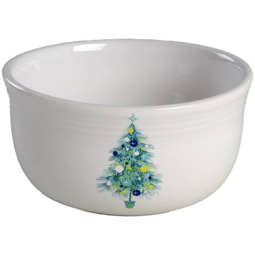Fiesta Blue Christmas Tree Gusto Bowl