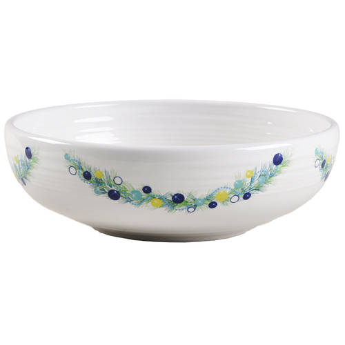 Fiesta Blue Christmas Tree 9" Bistro Bowl