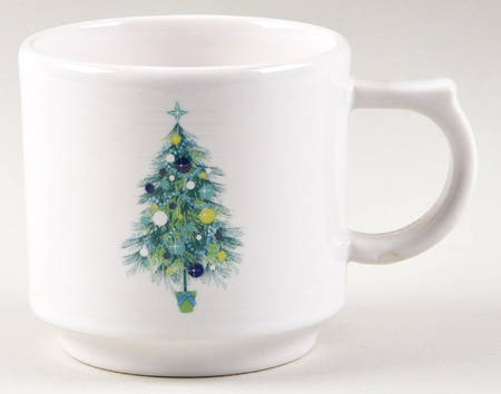 Fiesta Blue Christmas Tree Stackable Mug