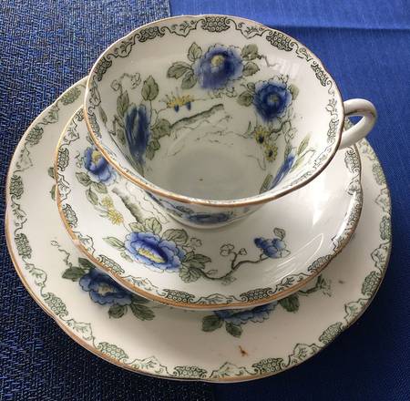 Royal Rose Footed Cup & Saucer Set by Heathcote