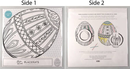 Table Decor Pad of 12 Paper Placemats