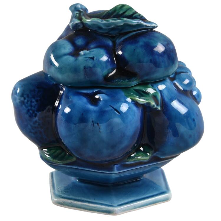 Mood Indigo Blue Sugar Bowl & Lid