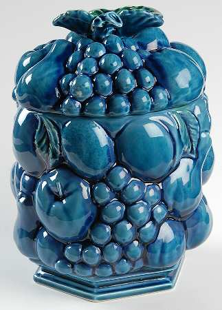 Mood Indigo Blue Large Canister & Lid