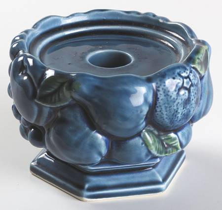 Mood Indigo Blue 3" Pillar Candleholder
