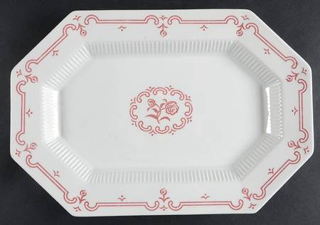Plymouth Rose 13" Oval Serving Platter