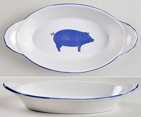 Country Blue 10" Augratin