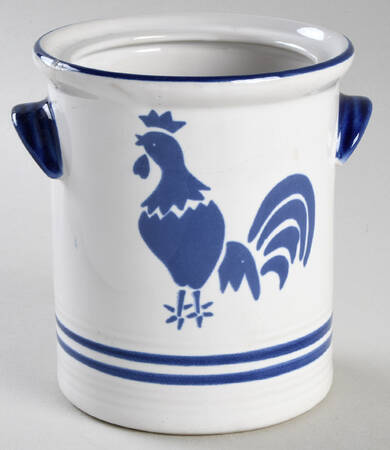 Country Blue Sugar Bowl No Lid
