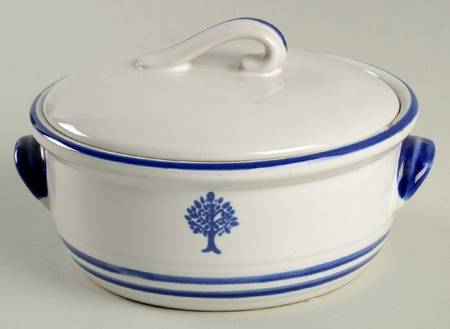 Country Blue Individual Casserole & Lid