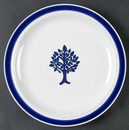Country Blue Dinner Plate