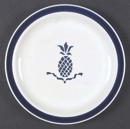 Country Blue Dinner Plate