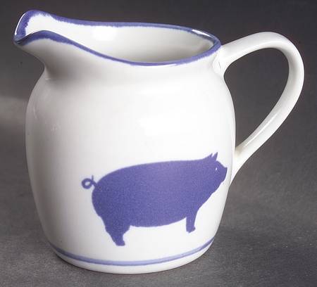 Country Blue Creamer