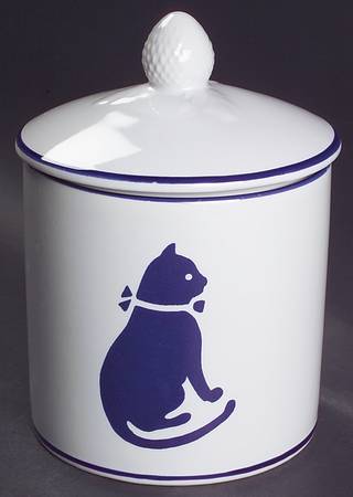 Country Blue Small Canister & Lid