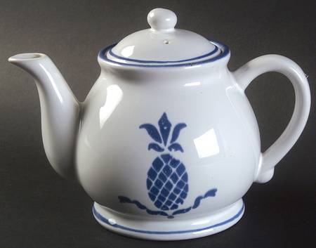 Country Blue Small Teapot & Lid