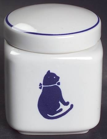 Country Blue 3" Storage Jar & Lid
