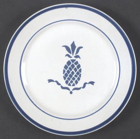 Country Blue Salad Plate