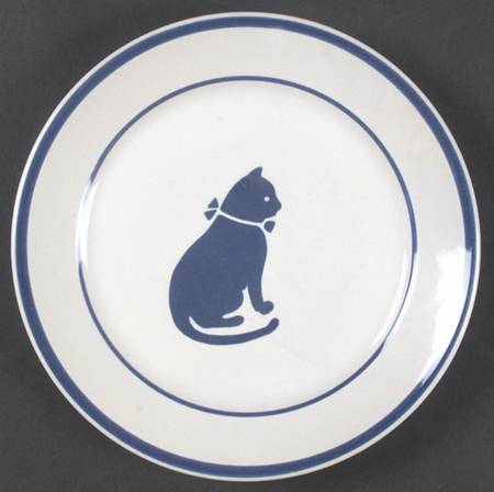 Country Blue Salad Plate
