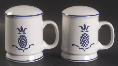 Country Blue Stove Top Salt & Pepper Set