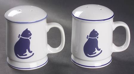 Country Blue Stove Top Salt & Pepper Set