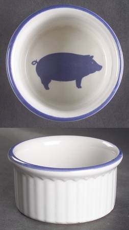 Country Blue Ramekin