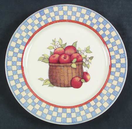 Apple Basket Salad Plate