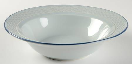 Blue Satin 9" Round Vegetable Bowl