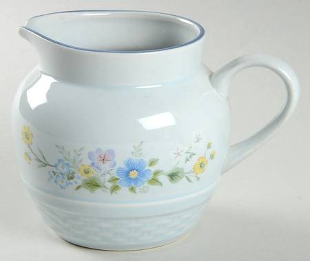 Blue Satin Creamer